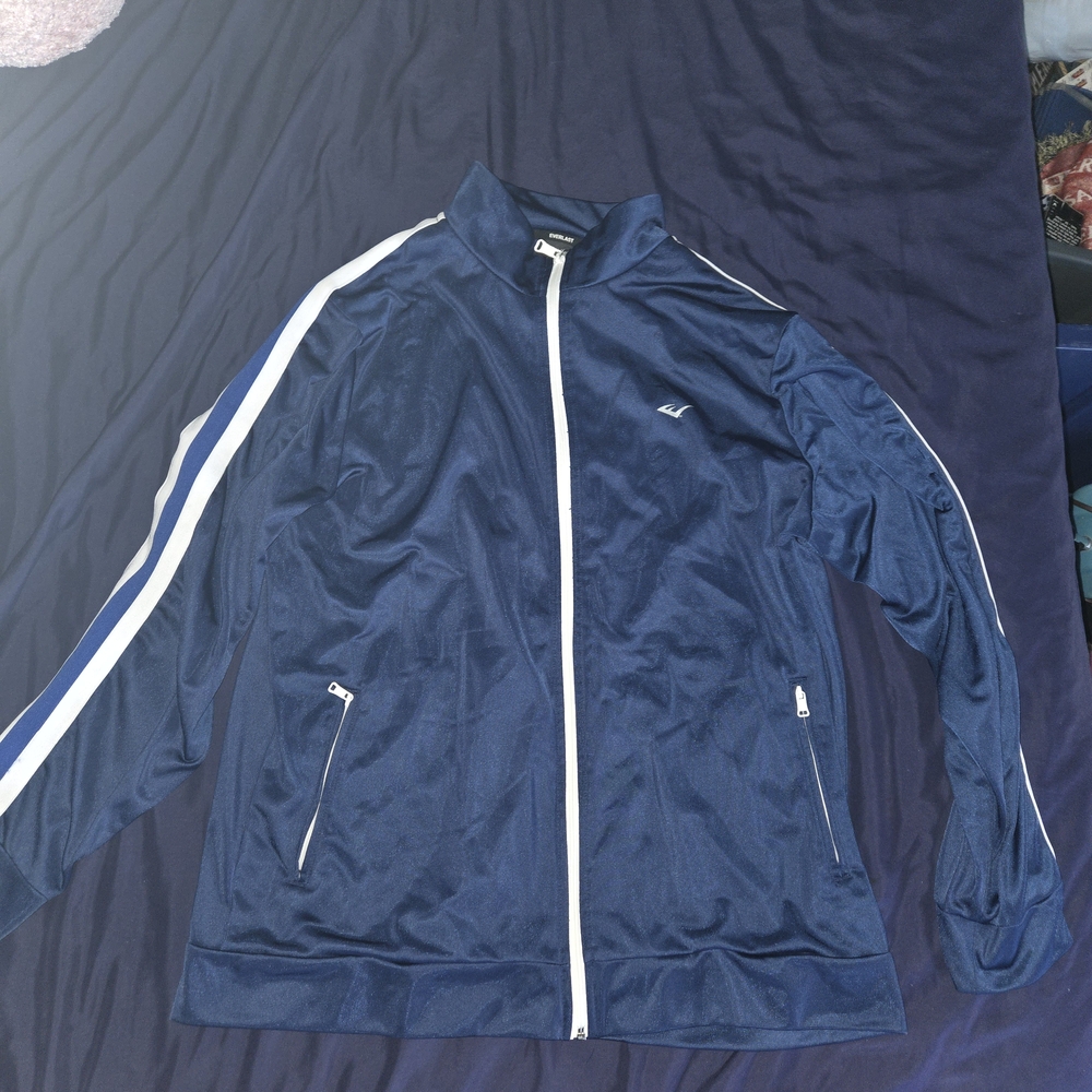 Everlast Navy and White Track Jacket